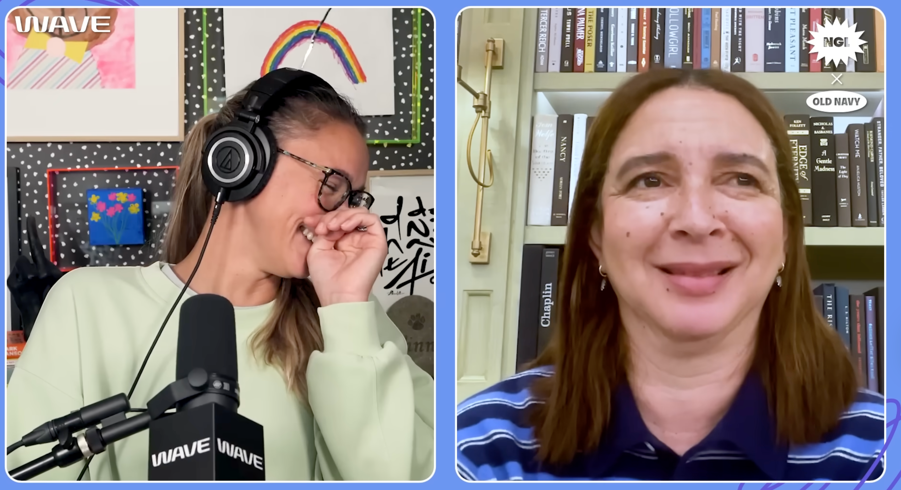 Kylie Kelce and Maya Rudolph